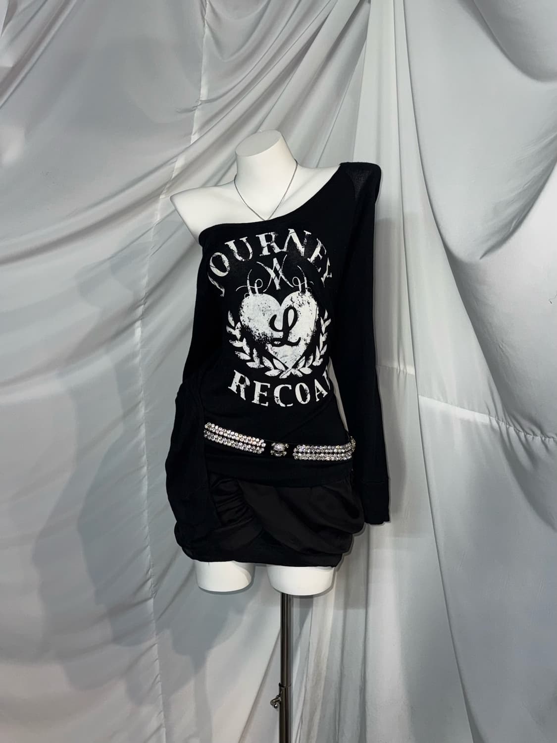 미사깔 무채색 해골 펑투케 OZOC 오조크 코디세트  상품이미지5