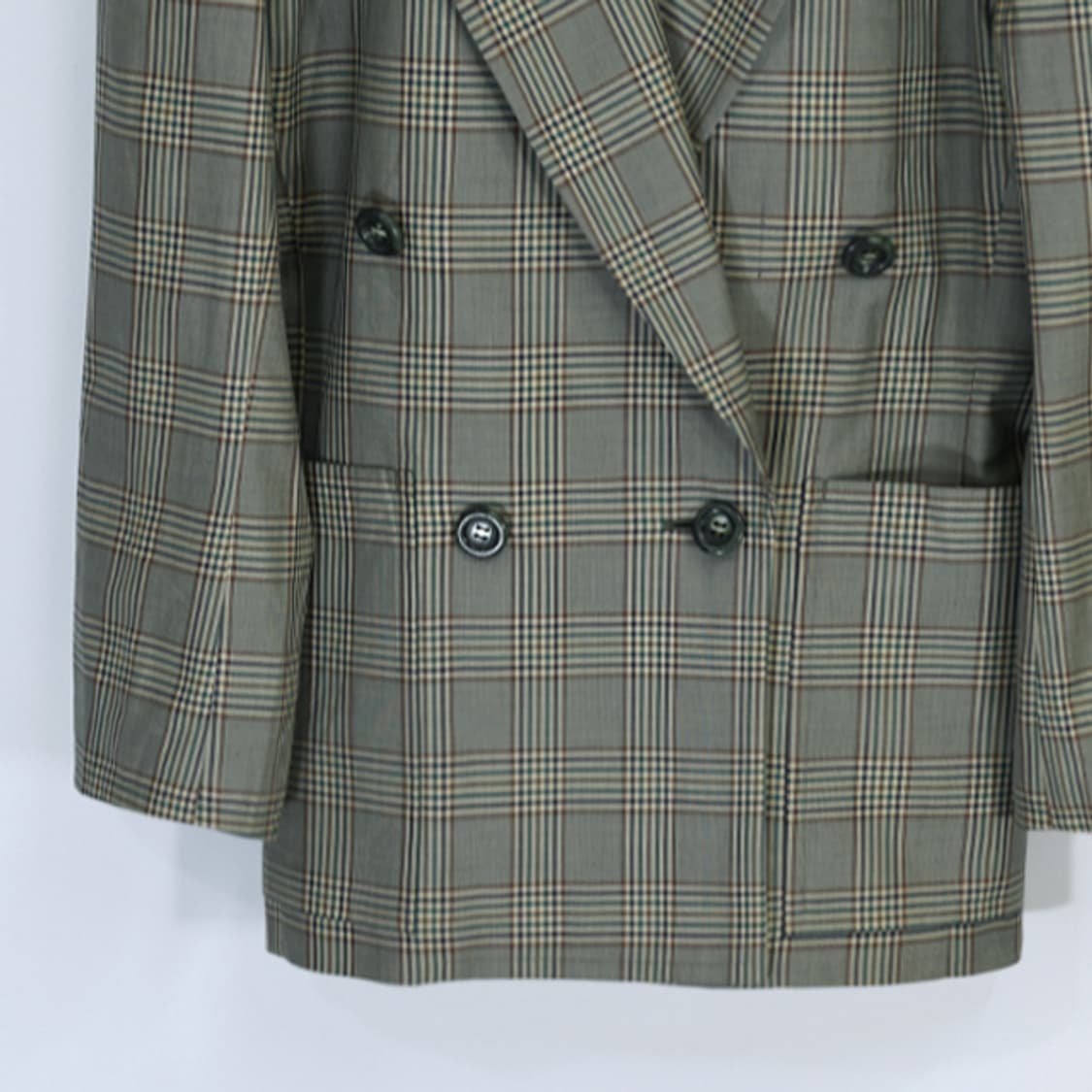 Yves Saint Laurent 90s빈티지더블체크자켓 상품이미지4