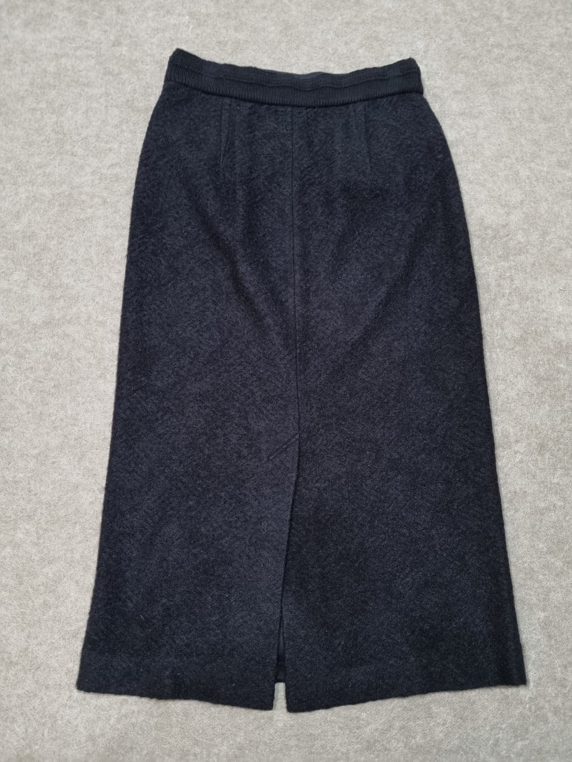 여성 64 오즈세컨 알파카 블랙 체인 스커트 치마 상품이미지5