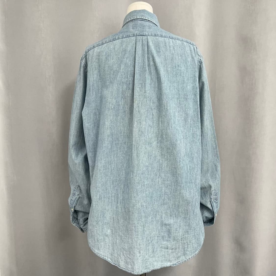 폴로 랄프 로렌 샴브레이 데님 셔츠/#3655 상품이미지3