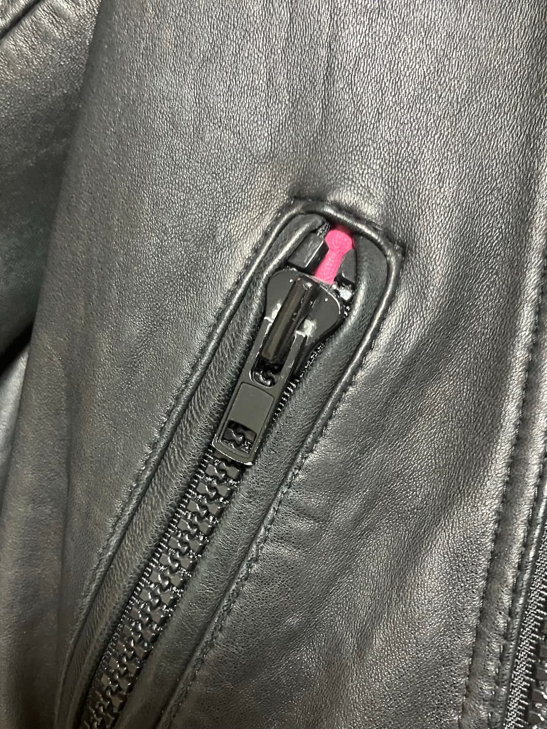 저스티스 모티브 양가죽자켓 상품이미지7