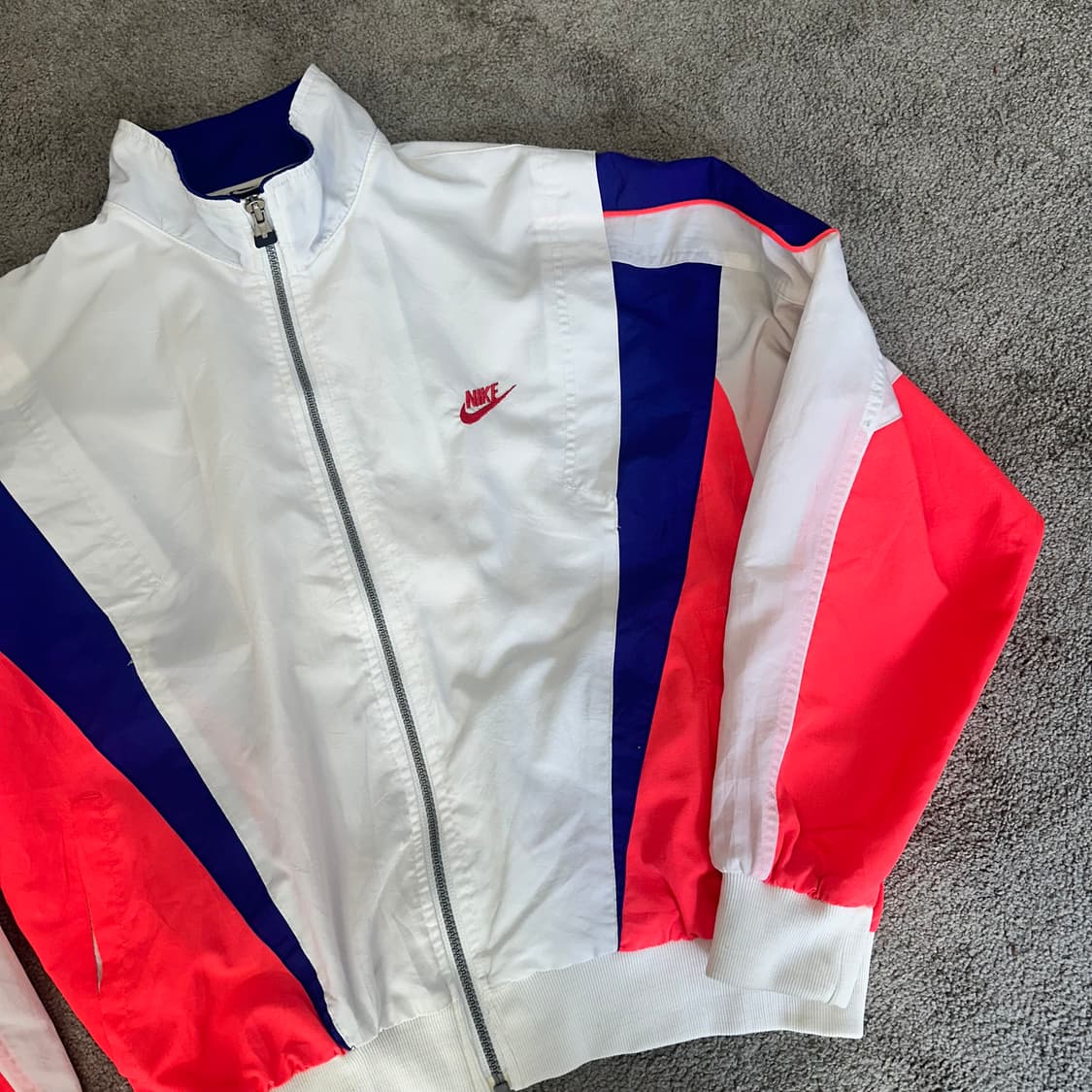 나이키 90s  올드스쿨 배색 바람막이 자켓L 상품이미지4