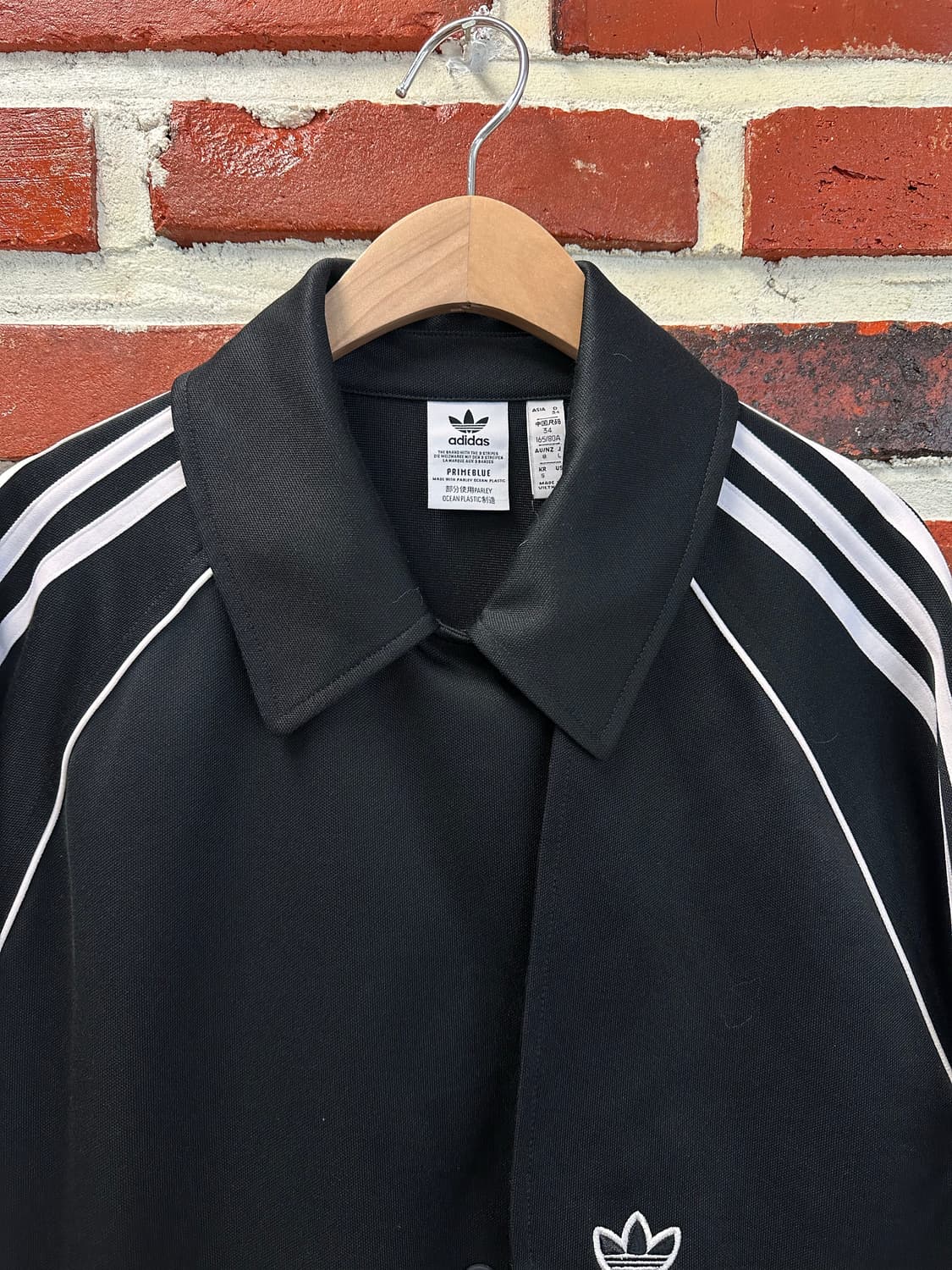 (S)아디다스 트렌치 코트 블랙 상품이미지5