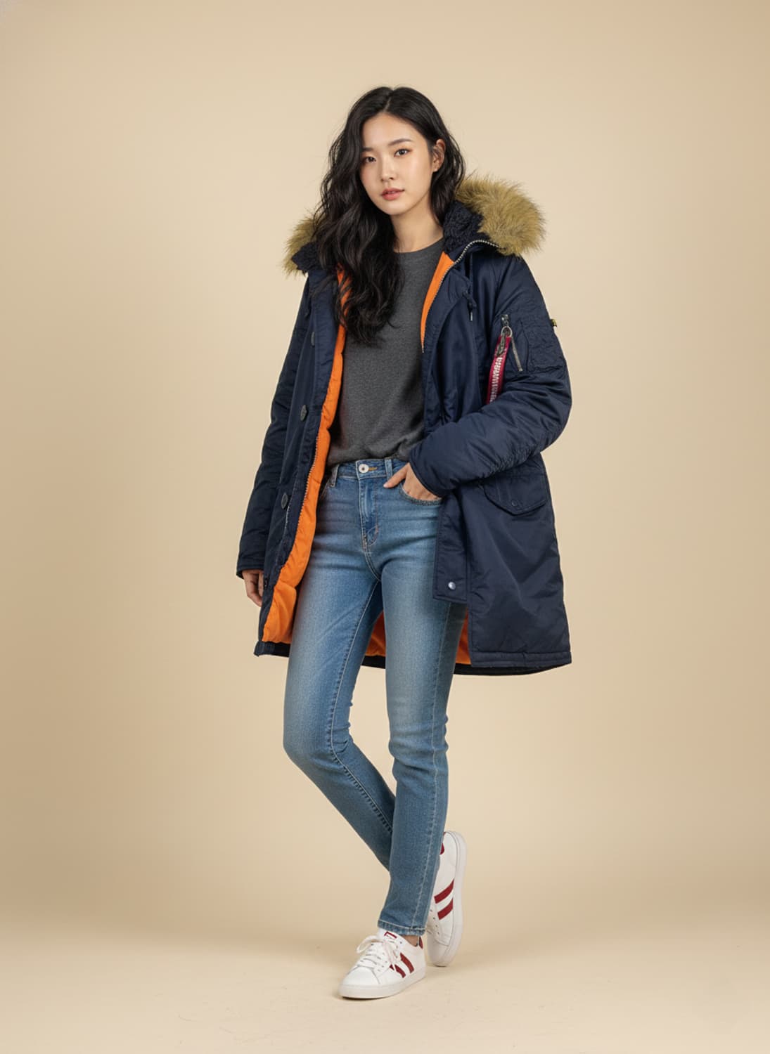 알파 인더스트리 N-3B 익스트림 콜드 웨더 스노클 파카 상품이미지1