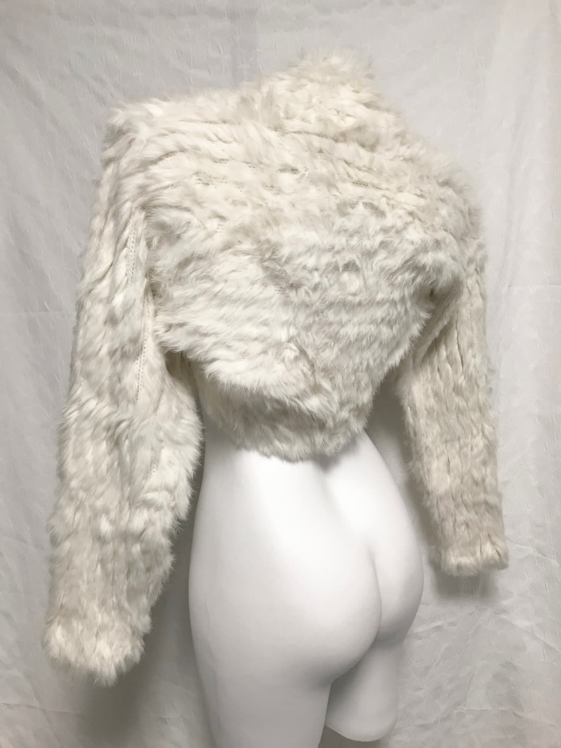 택포 SET•빈티지 갸루 ma*rs 마즈 퍼 볼레로 + 래빗퍼 슬리브리스 상품이미지4