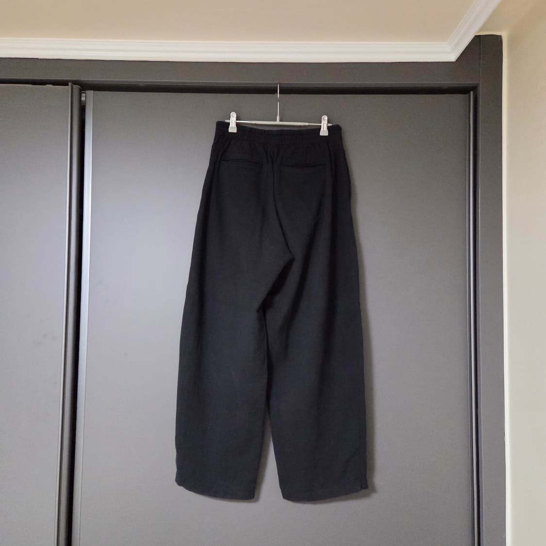 [3] 브라운야드 이지팬츠 블랙 / 밴딩 브야 니트 팬츠 상품이미지2