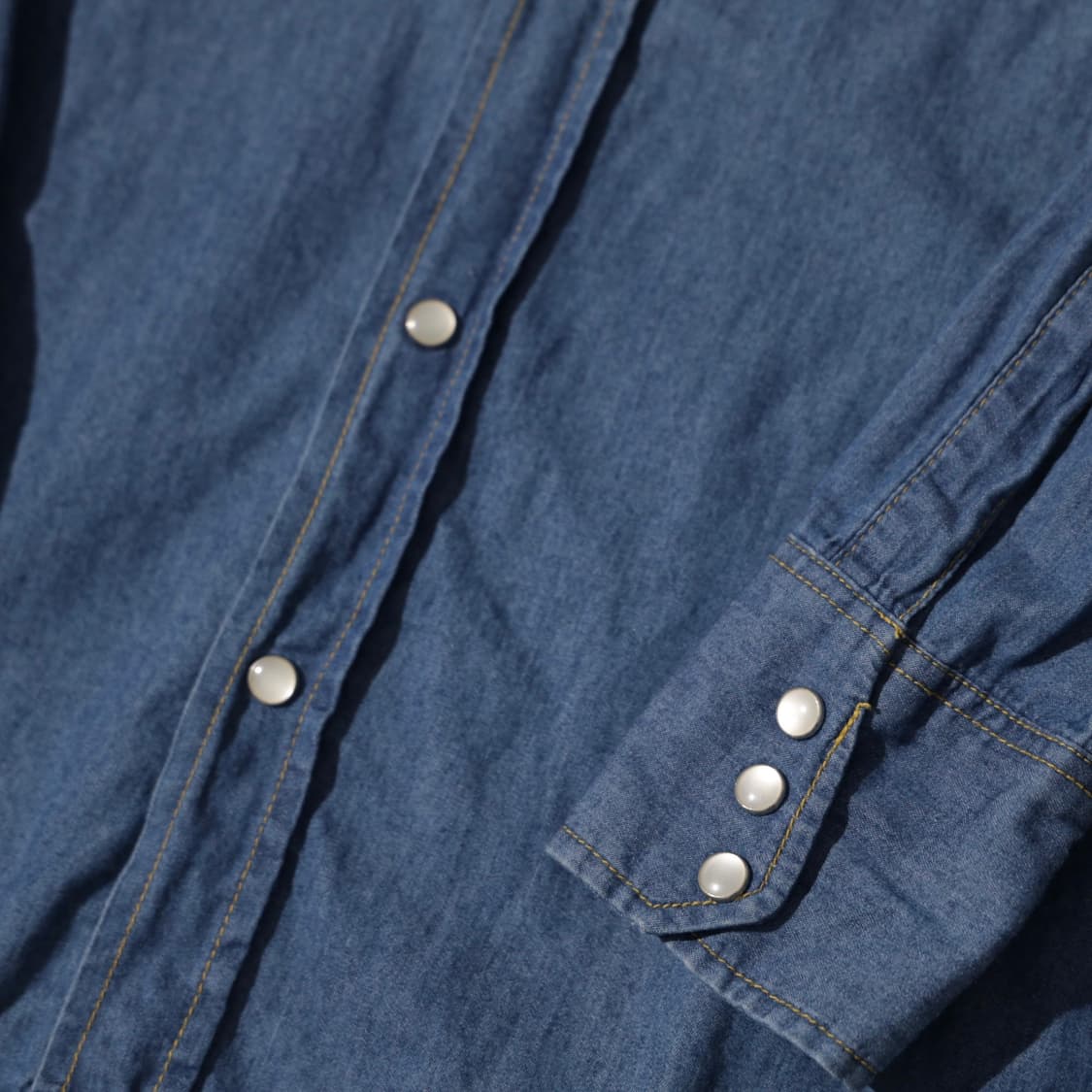 랭글러x쇼콜라피네 여성 웨스턴 데님 셔츠 상품이미지7