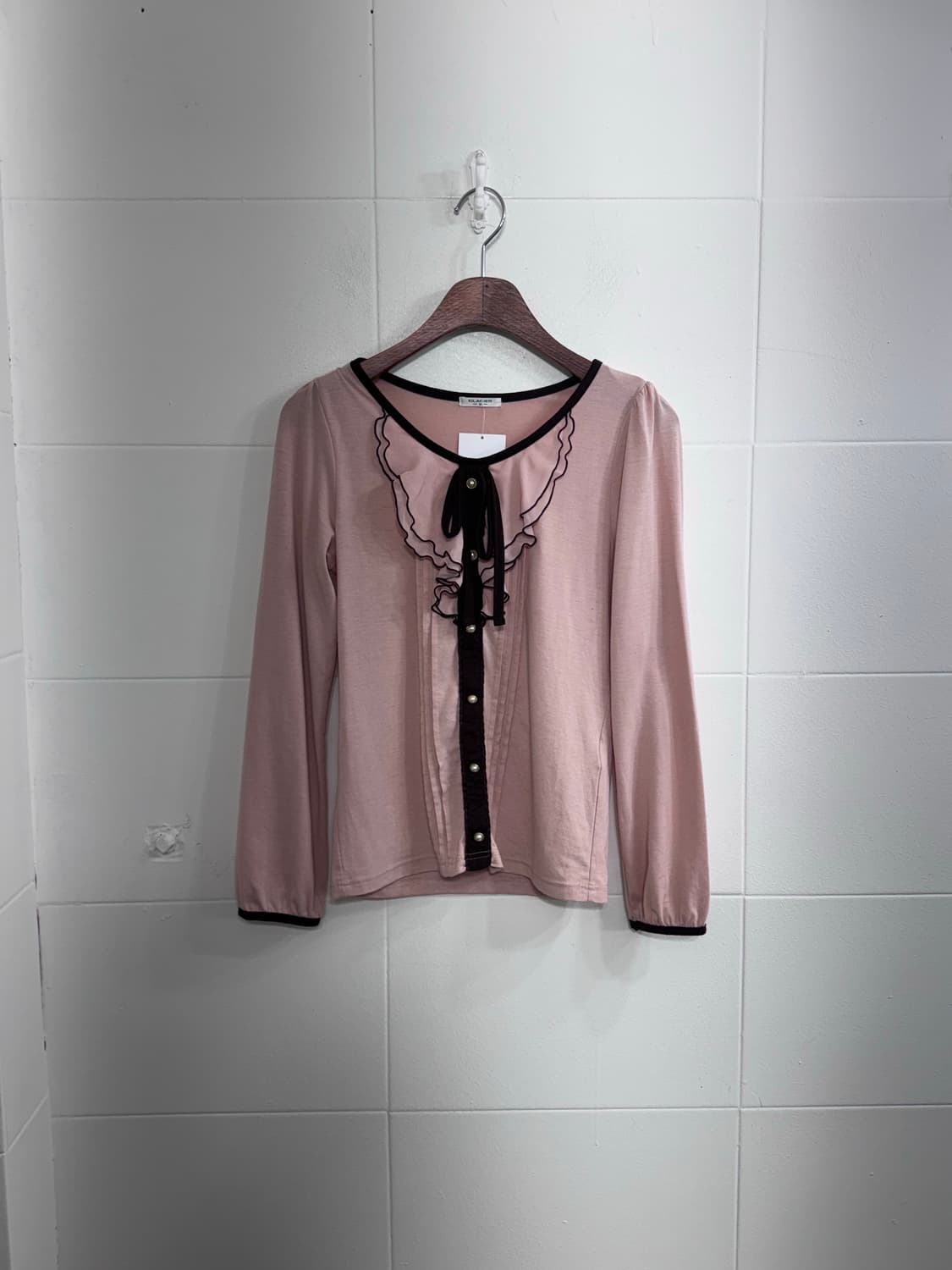 뮤트 핑크 브라운 하치깔 가디언 프레피 코디세트 상품이미지3