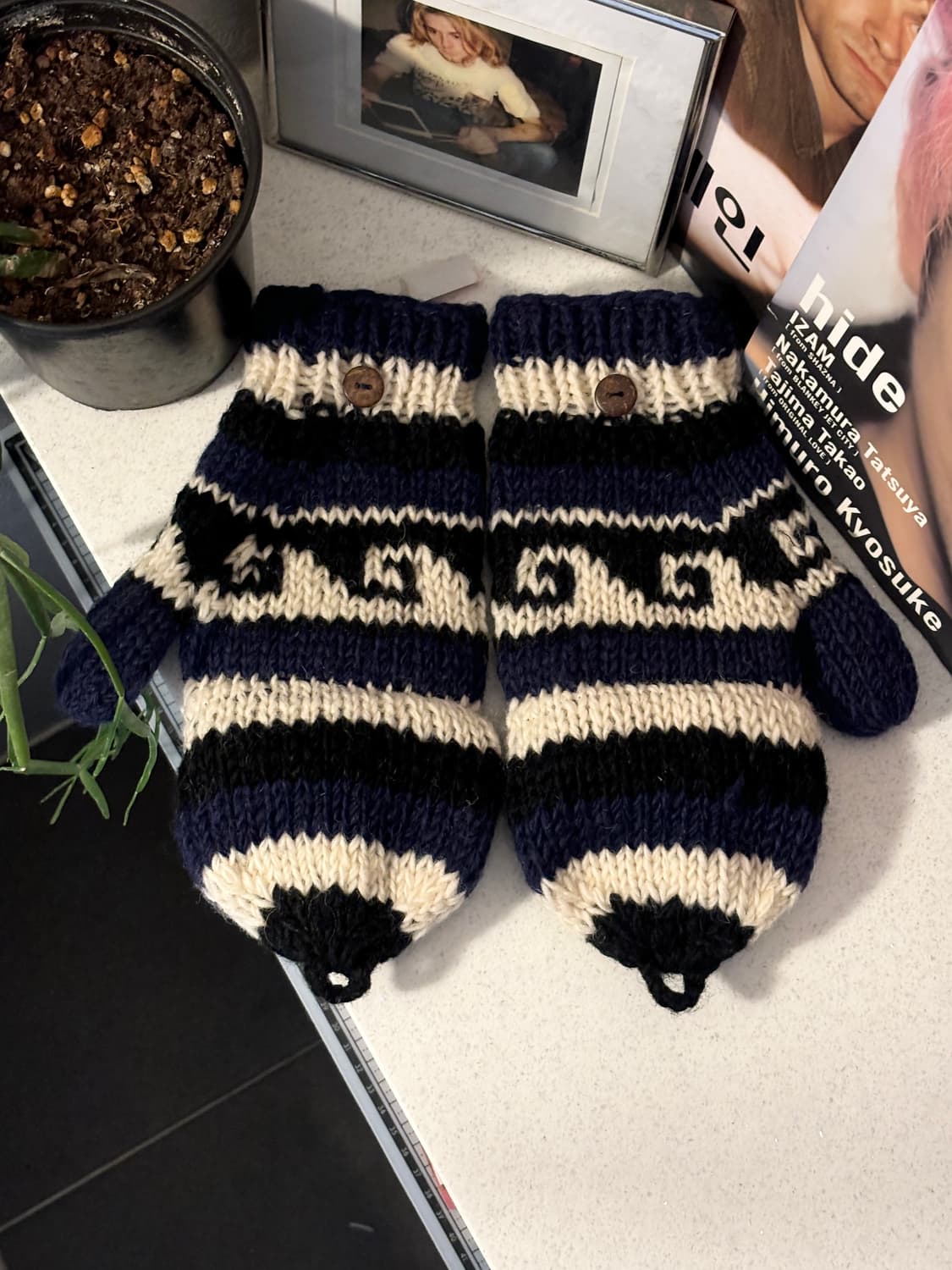 Hideaway 투웨이 니트 장갑 상품이미지1