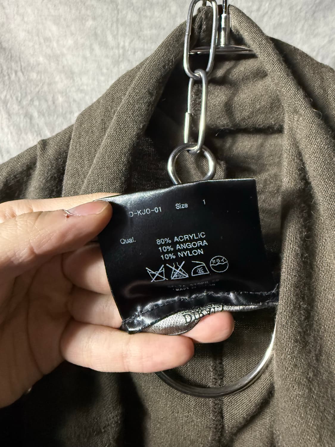 DIRAIN Drape Asymmetric Cardigan  상품이미지8