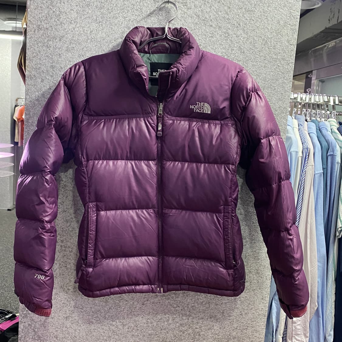 노스페이스 700 구스다운 퍼플 패딩 B3326 상품이미지2
