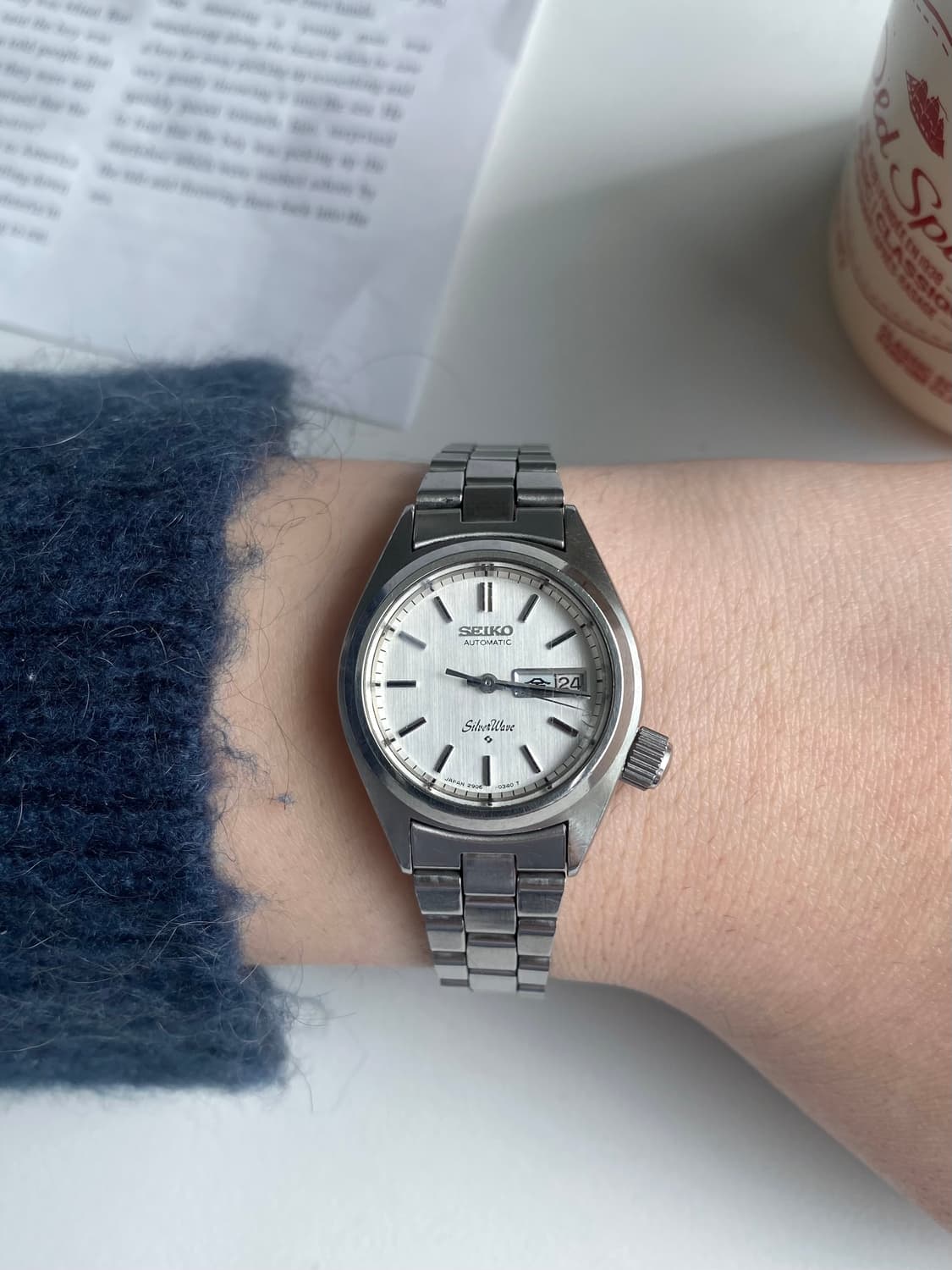 Seiko 세이코 silverwave 실버웨이브 오토매틱 데이데이트 쿼츠 상품이미지9