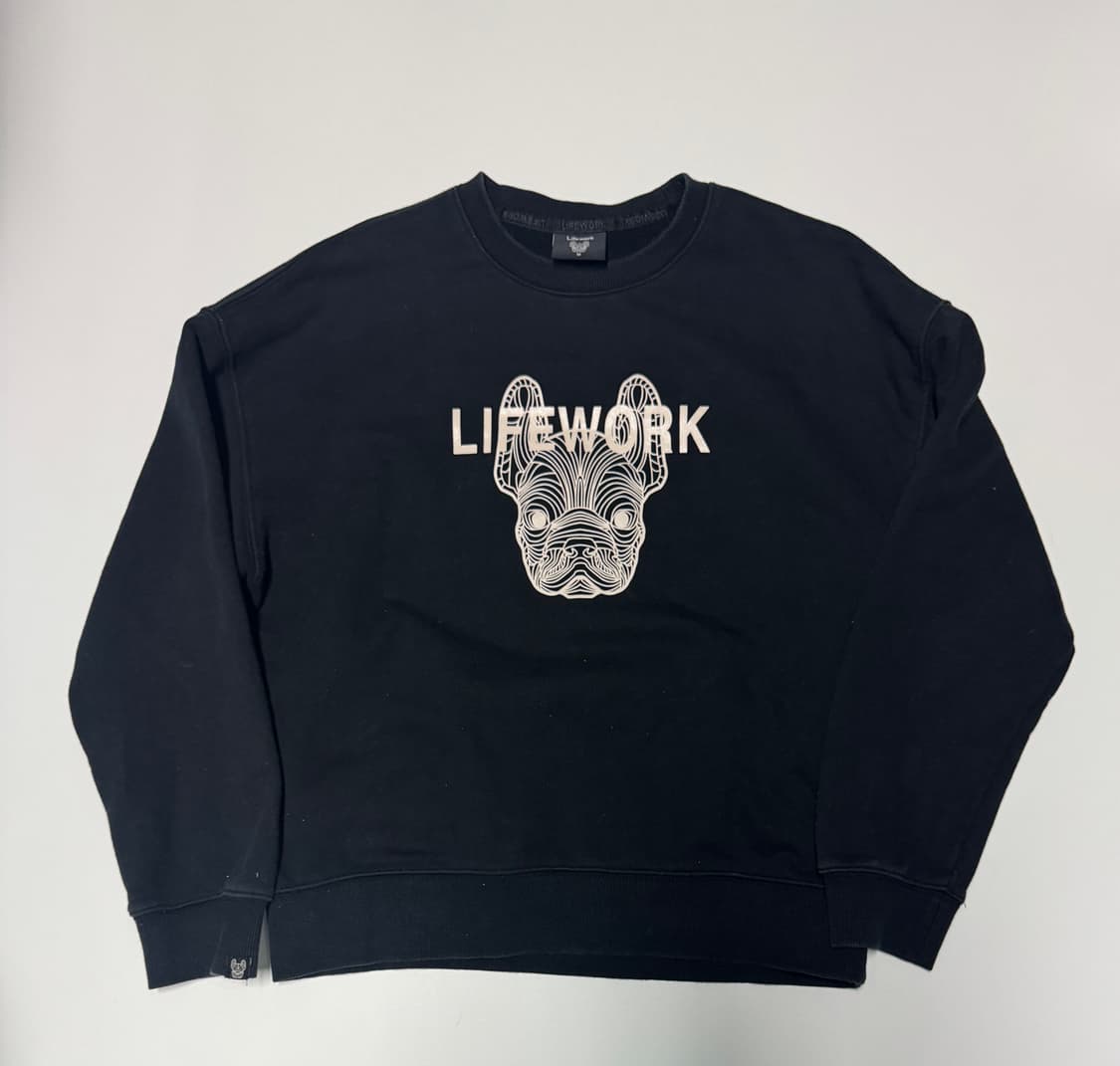 여성 라이프워크 배리어스 로고 스웻 맨투맨 상품이미지1