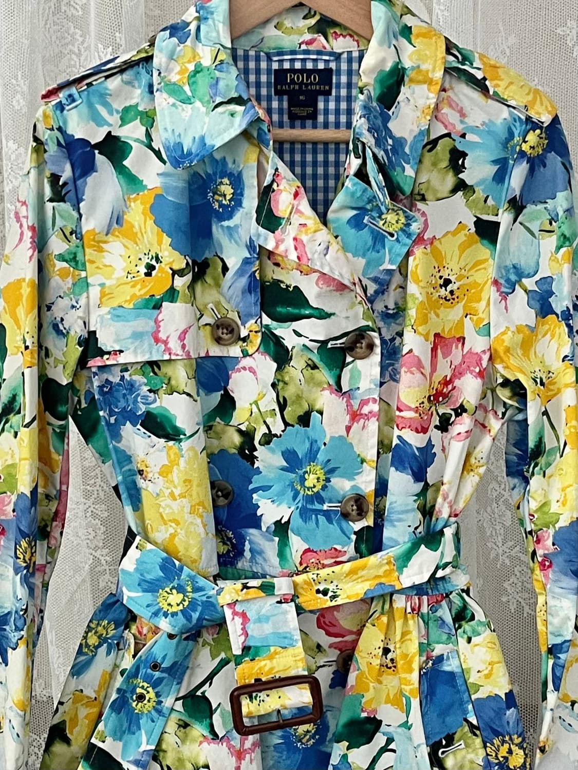 16) 폴로 랄프로렌 키즈 플로럴 트렌치코트 상품이미지3