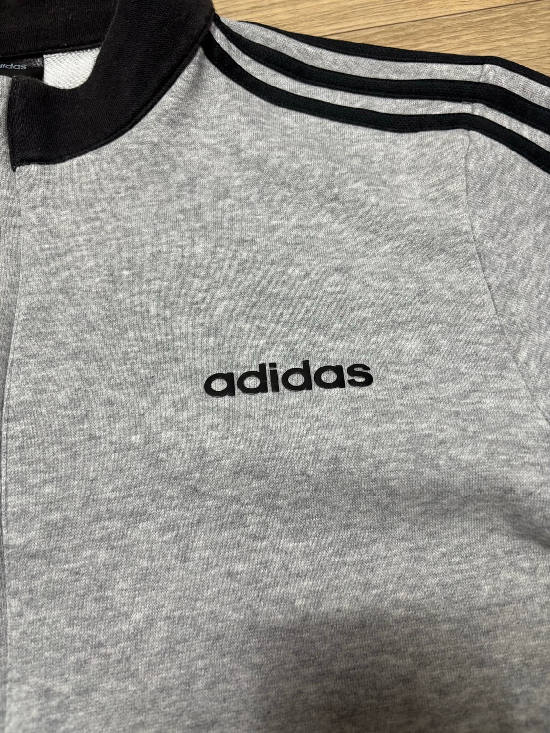 아디다스 코튼 트랙탑 회검 상품이미지2