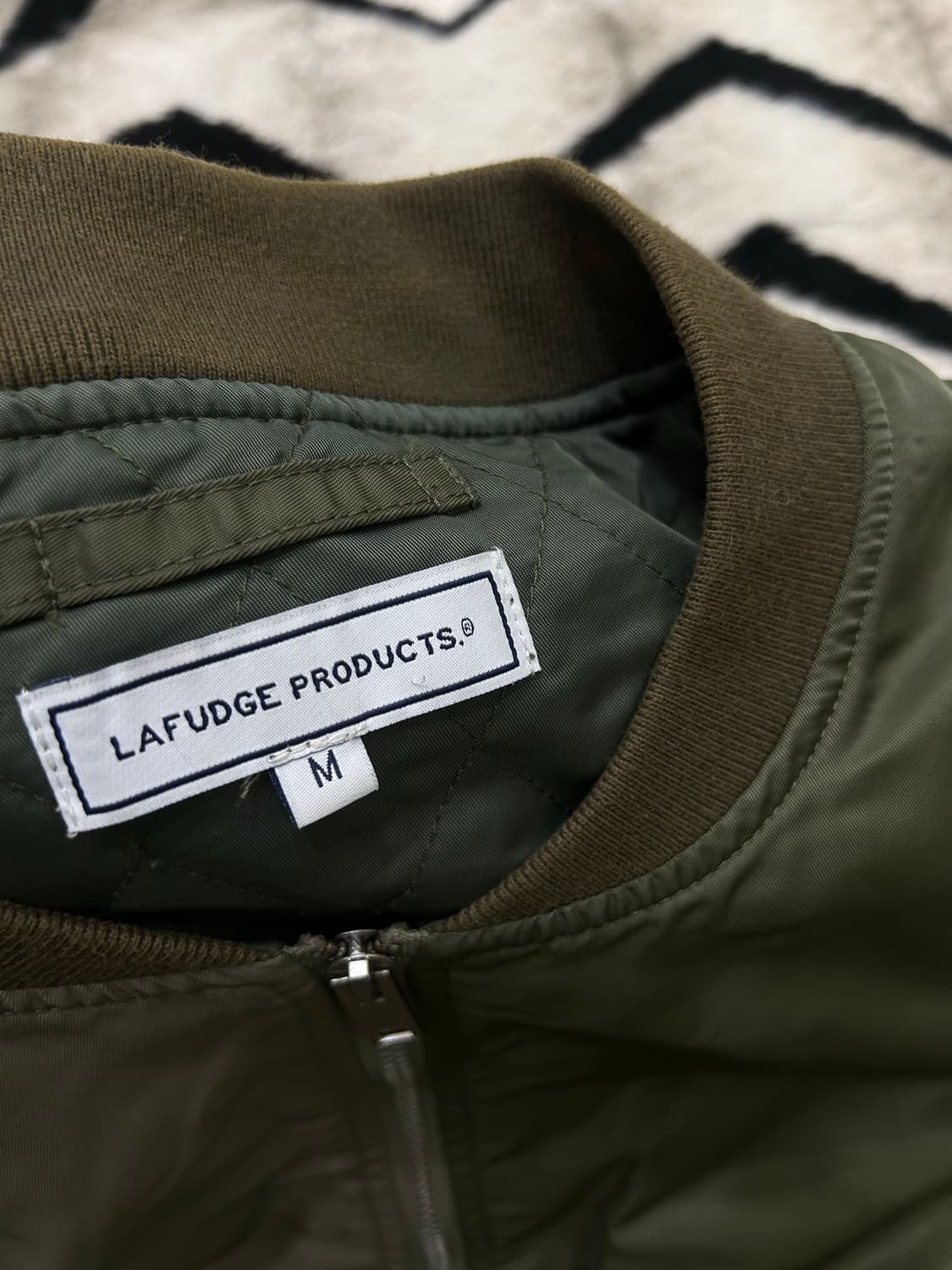 [M]라퍼지스토어 투톤 항공점퍼/카키 상품이미지4