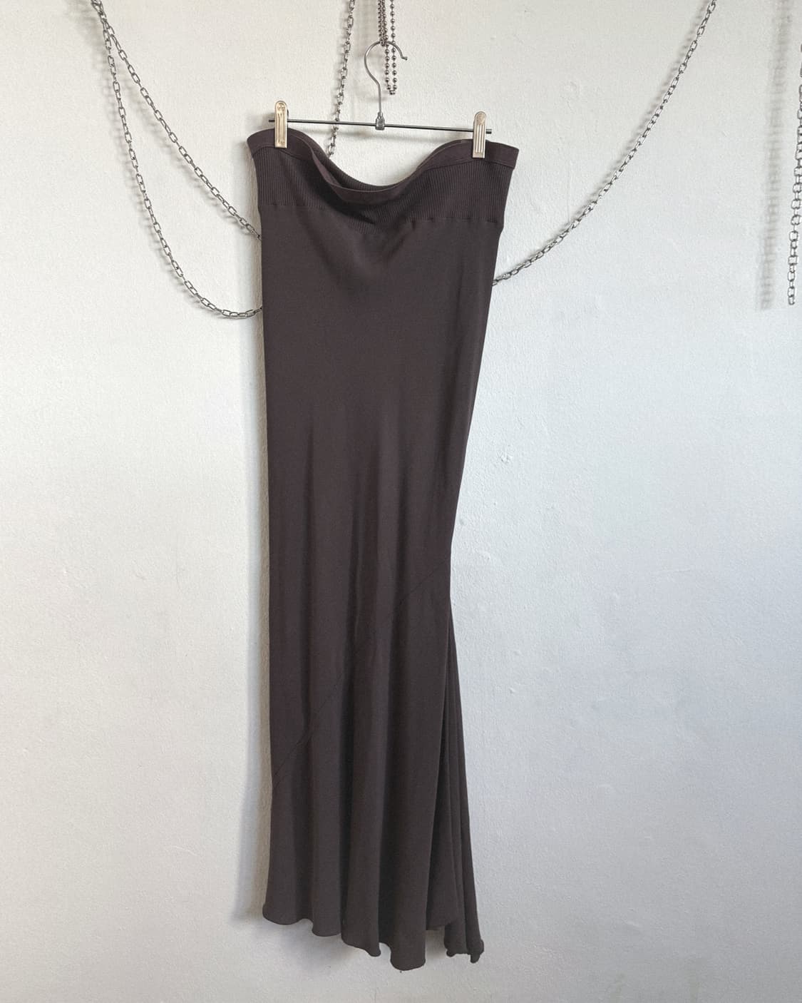 릭오웬스 12SS island 머메이드 드레이프 롱 스커트 상품이미지4