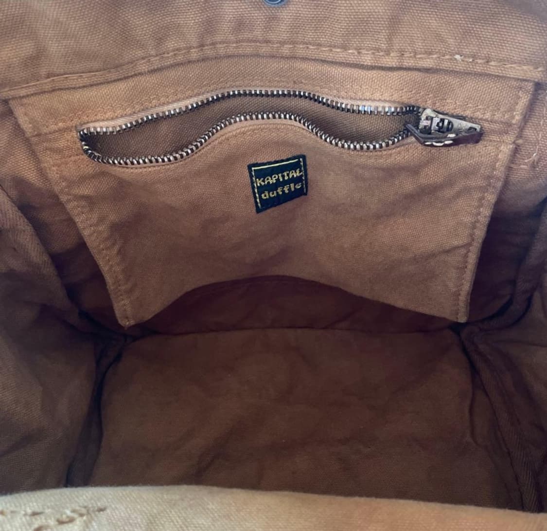 (착샷o) Kapital 캐피탈 더플백 데님 숄더백  상품이미지6