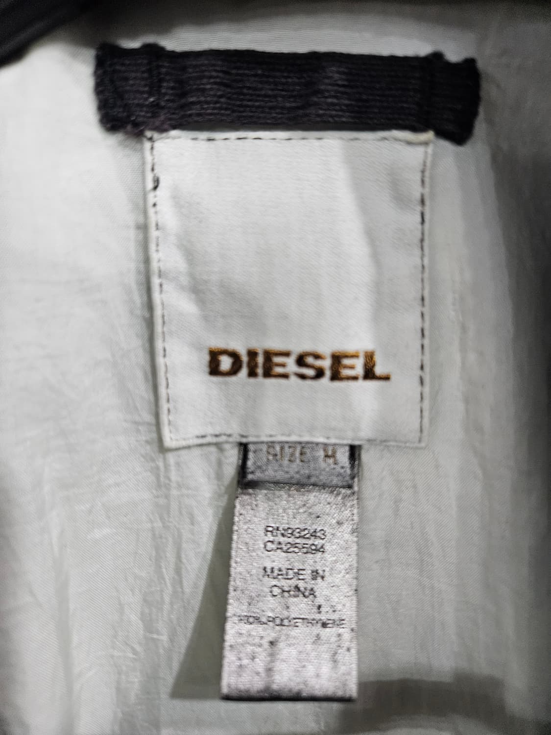 디젤 문양 남성 슬림핏 95 숏자켓  상품이미지3