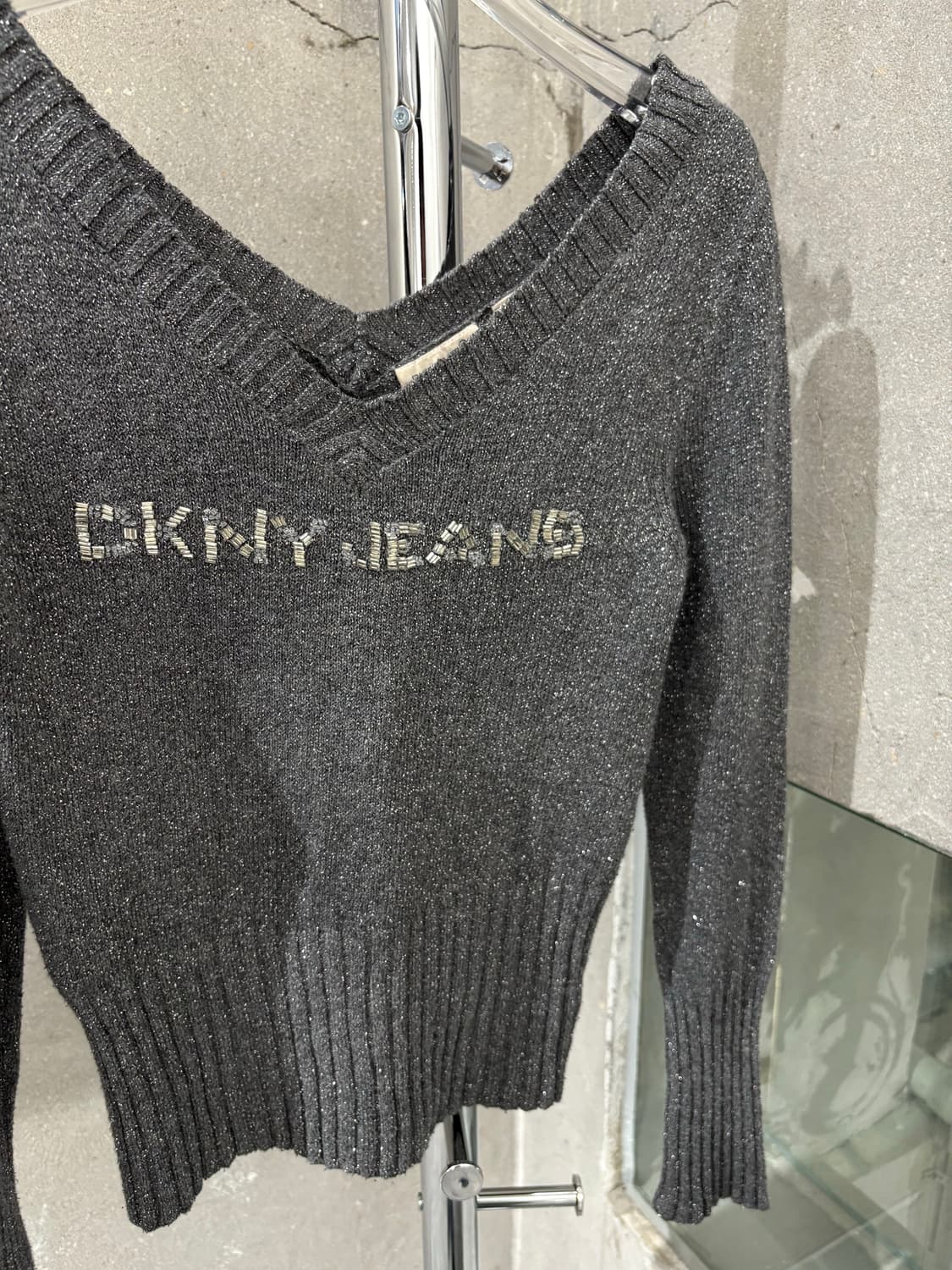 DKNY 글리터 라미 니트 상품이미지2