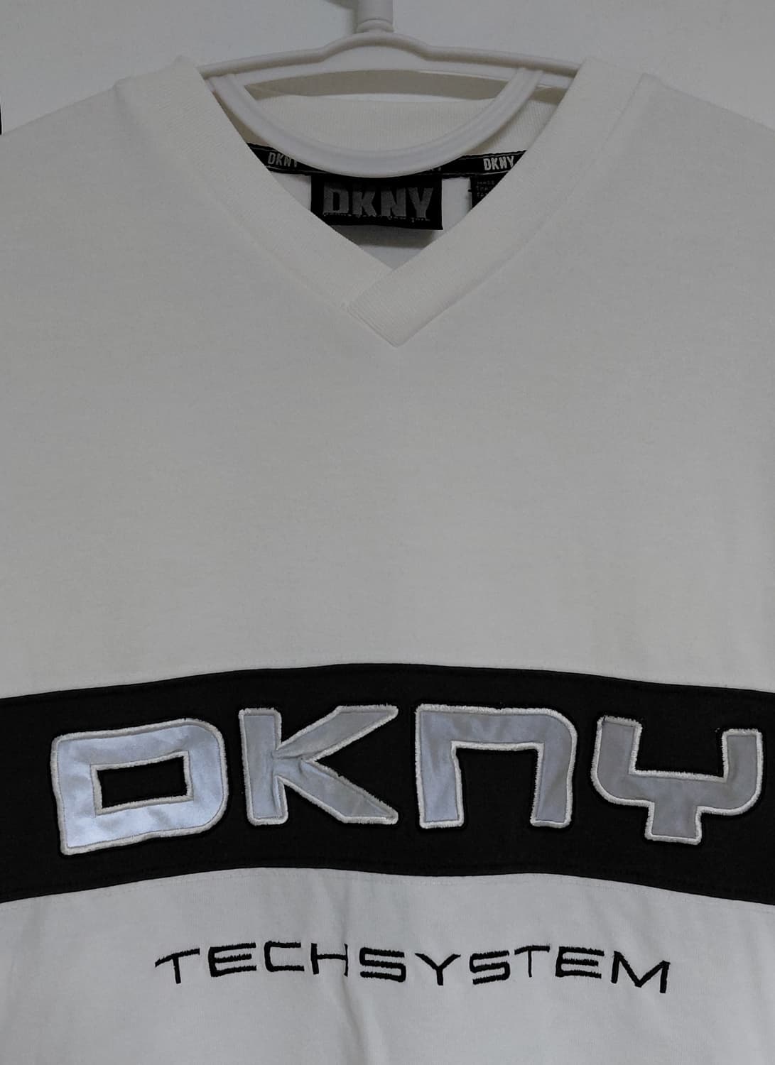[105] 90s-00s DKNY TECHSYSTEM V넥 롱슬리브 상품이미지4