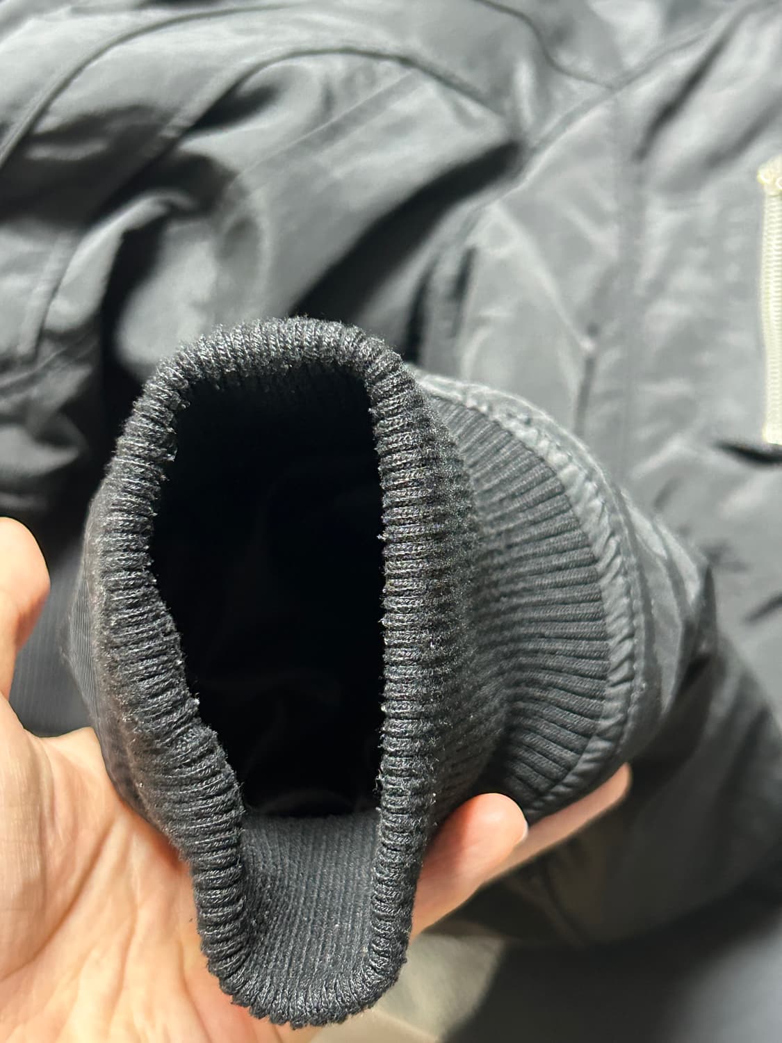 아이돈워너셀 솔리드 하이넥 ma-1 상품이미지5