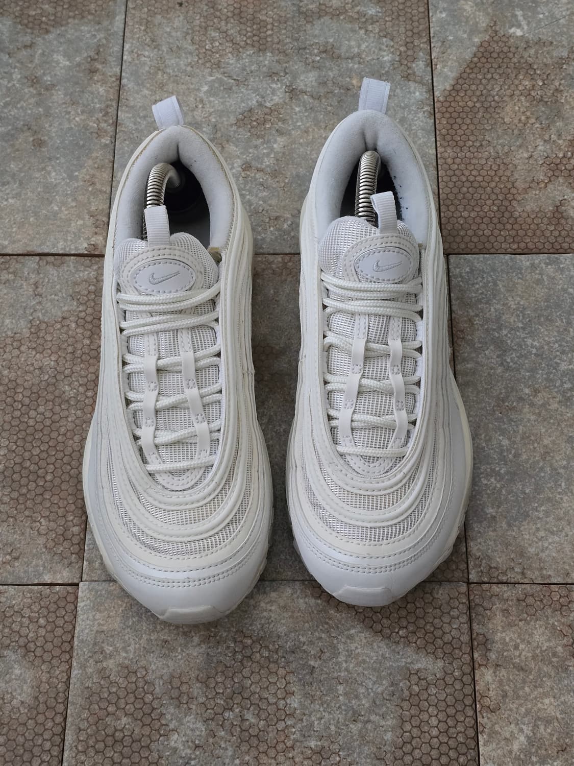 (240)나이키 에어맥스 97 트리플 화이트 상품이미지1