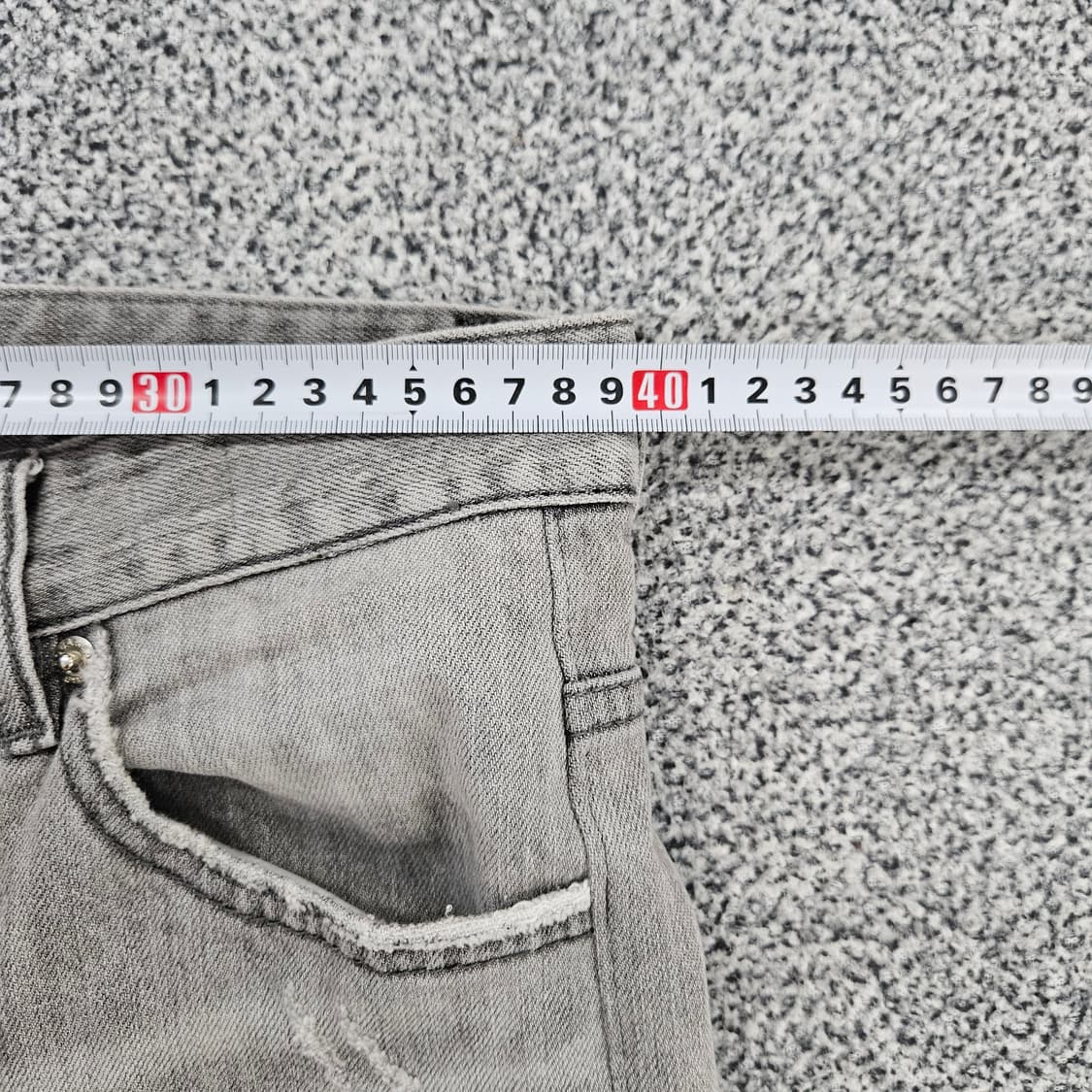 [32] 디스퀘어드2 데미지 그레이 진 청바지 1106JM1 상품이미지7