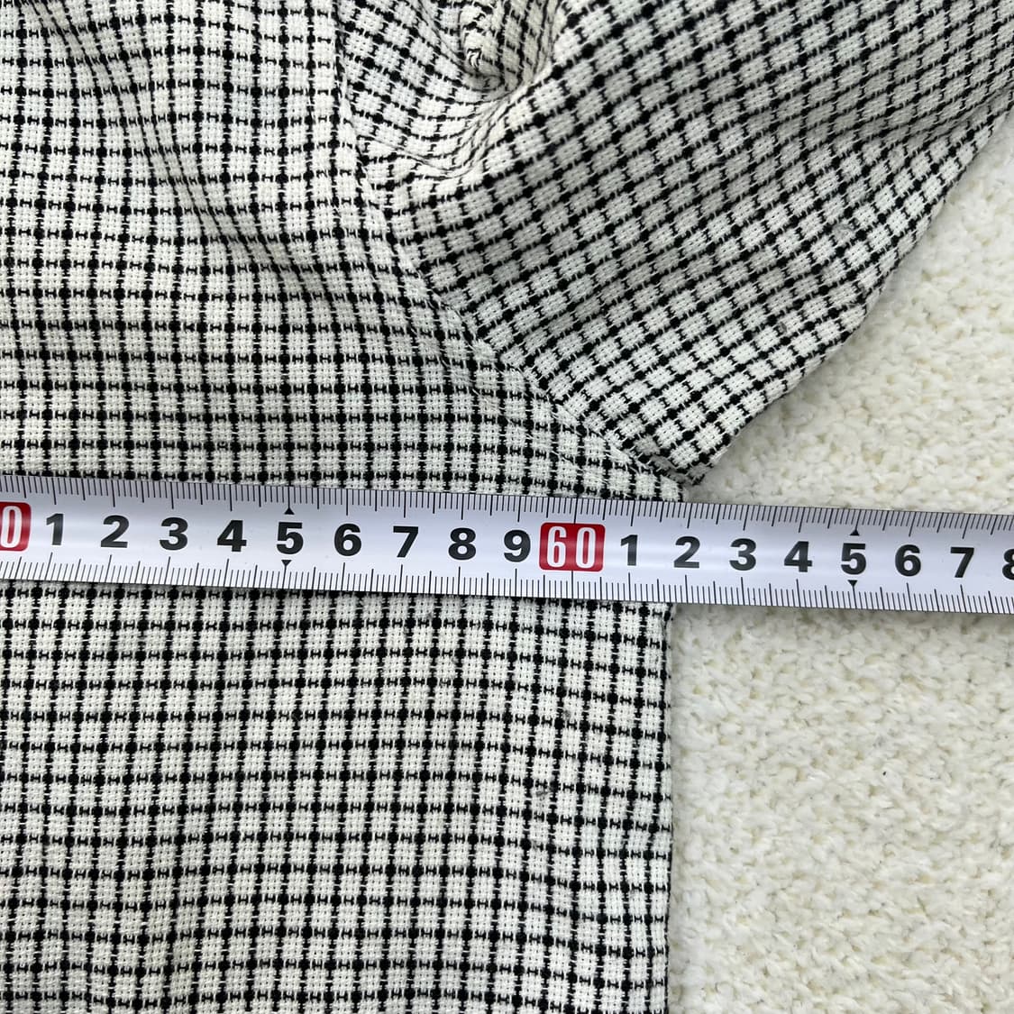 실측확인 카메테 하운드투스 체크 셔츠 0305M 상품이미지6