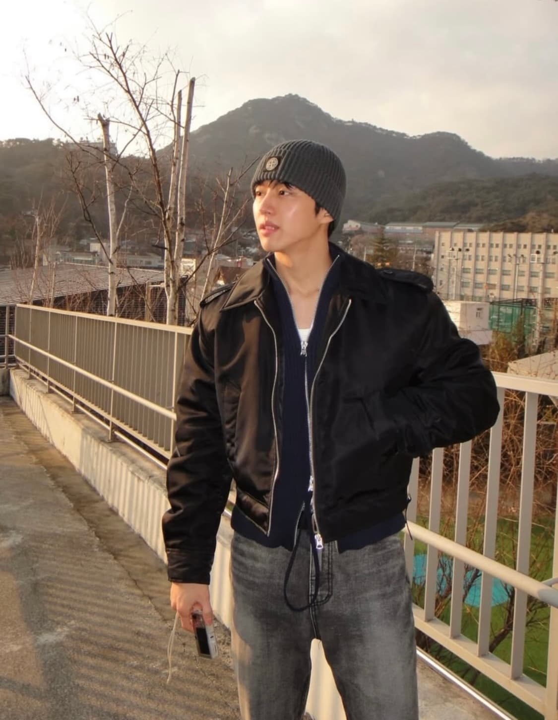 렉토 톨루즈 나일론 봄버 자켓 올리브 M 상품이미지2