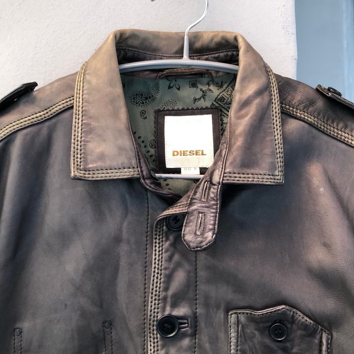 Diesel leather jacket 상품이미지2