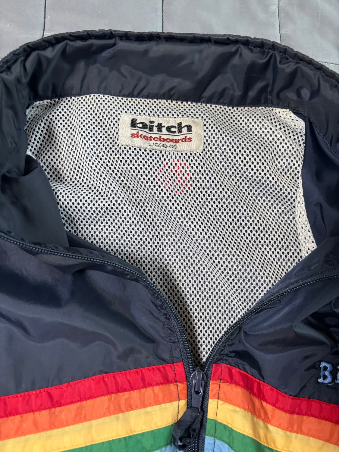 90s rare bitch skateboard jacket 상품이미지3