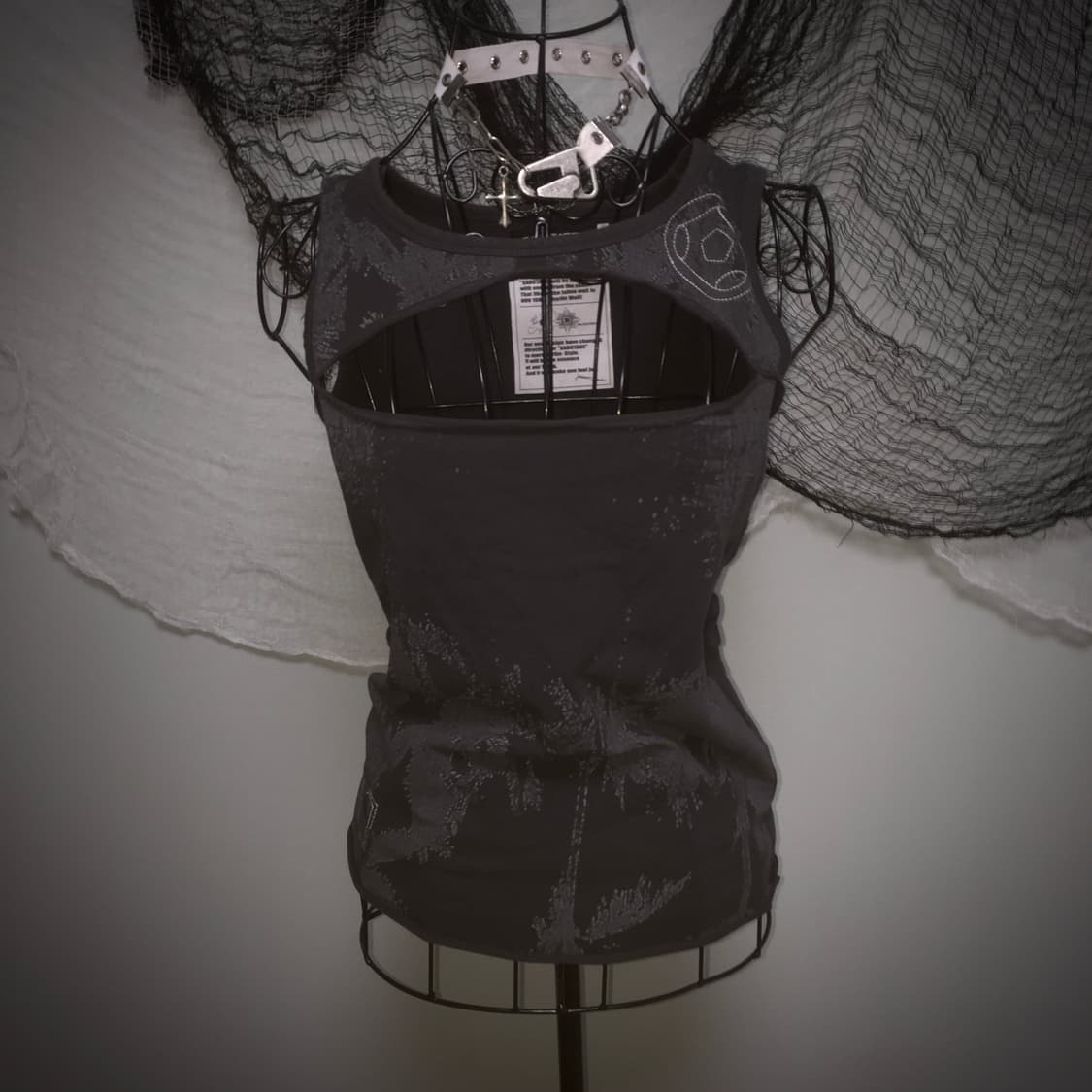 SABOTGE grunge detail sleeveless 상품이미지3
