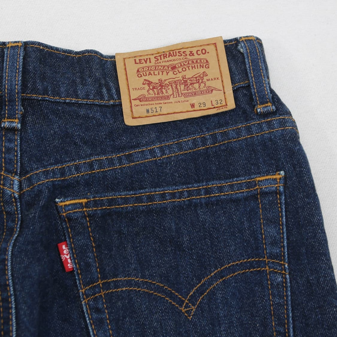 90's 리바이스 W517 부츠컷 진 (여성용 25.5) 상품이미지9