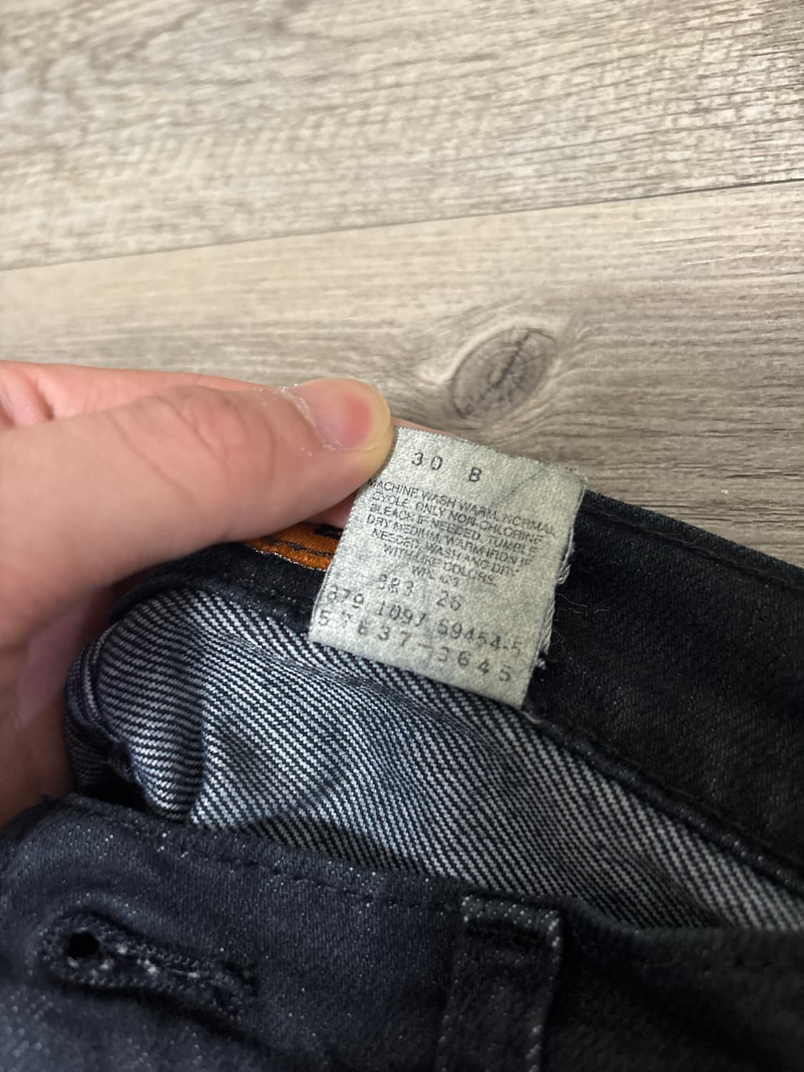 90s 리바이스 실버탭 흑청 상품이미지4