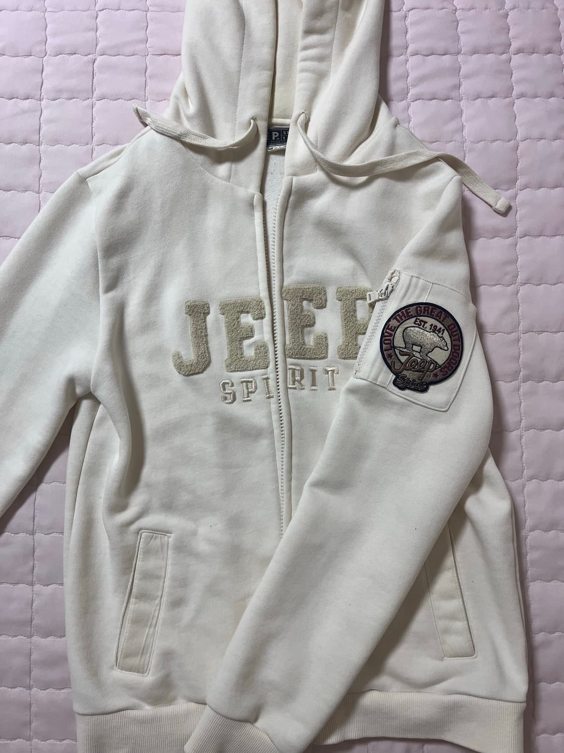 지프 폴라베어 후드집업 sm 상품이미지1