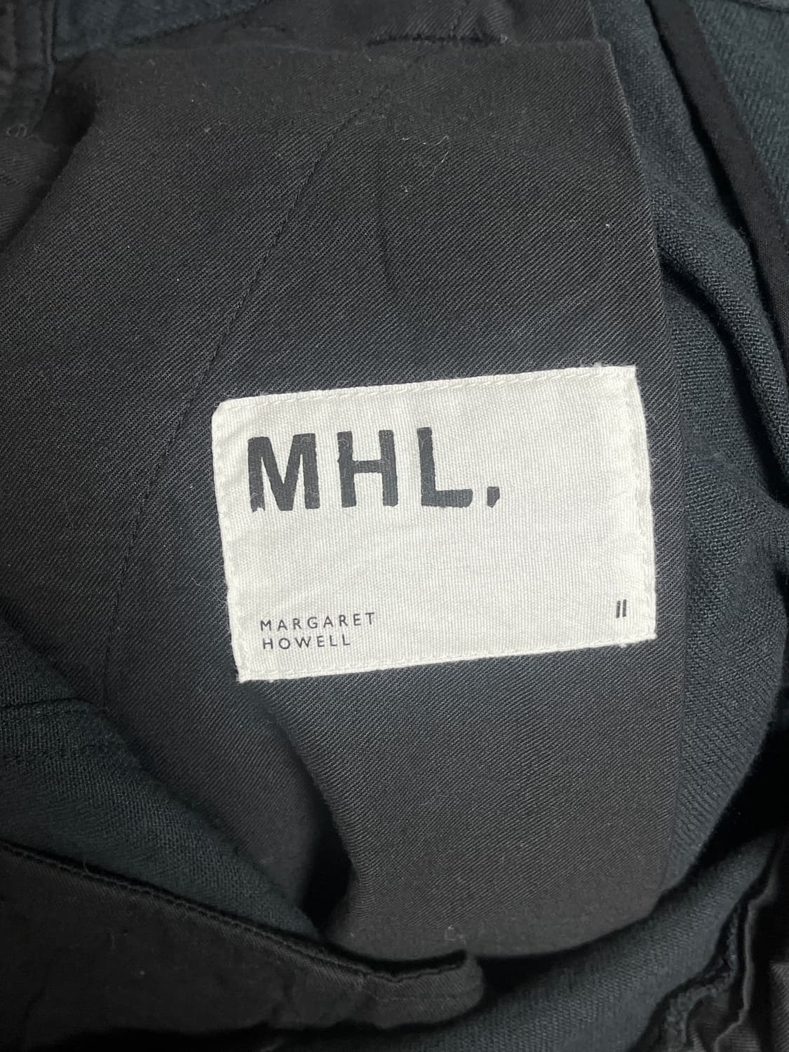 mhl 마가렛호웰 코튼 네이비 스커트  상품이미지3