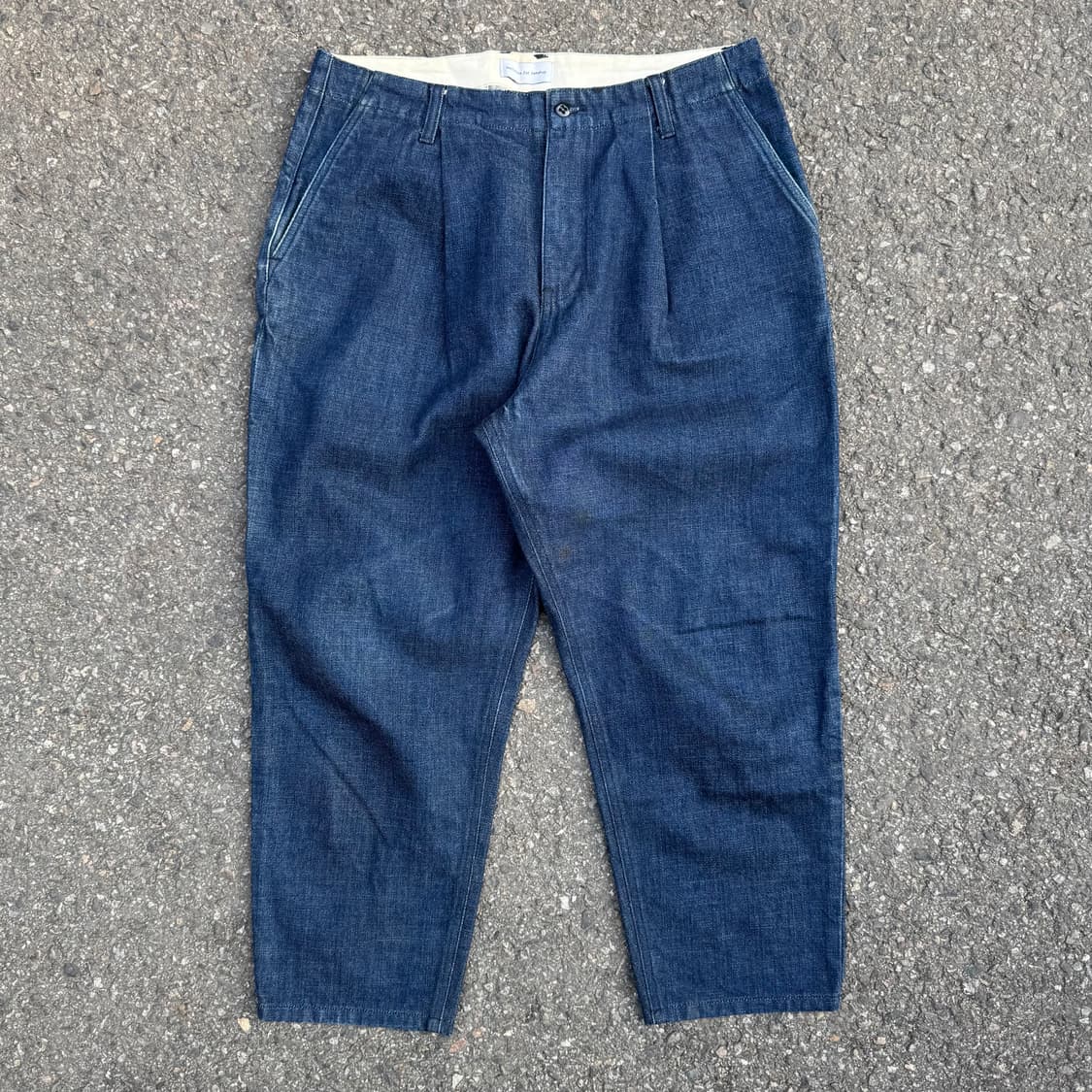 아이엠샵 익스클루시브 원턱 데님 팬츠 상품이미지2