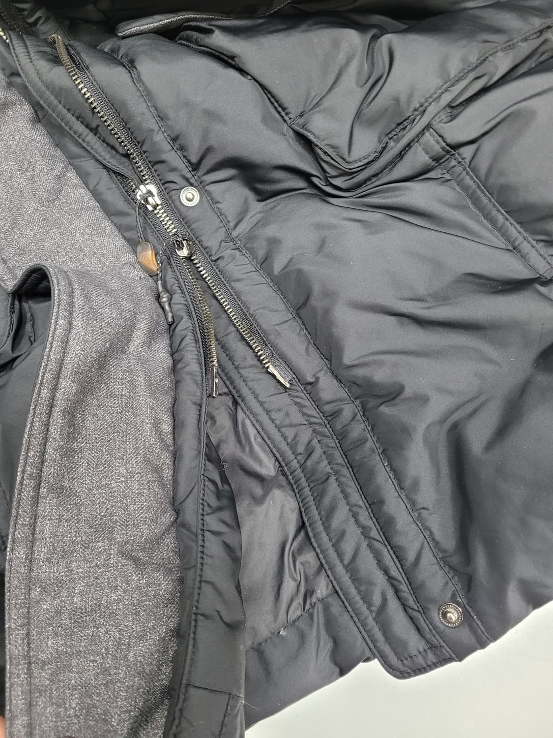 FANTOM 팬텀 빅후드 다운 롱 패딩 / 여 100 블랙 상품이미지7