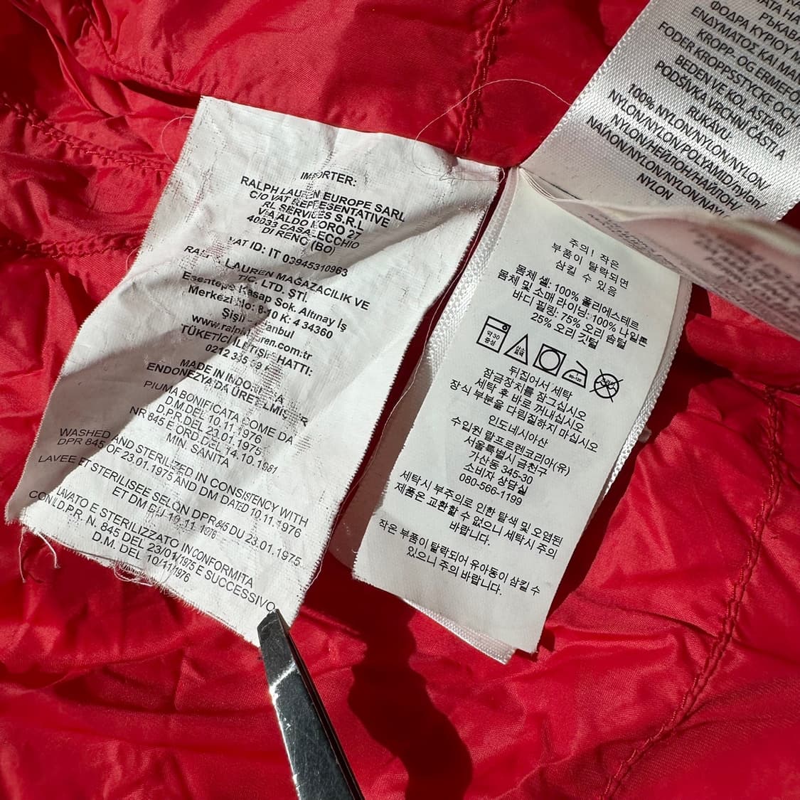 폴로 랄프로렌 빅포니 덕다운 푸퍼 패딩 블랙 상품이미지10