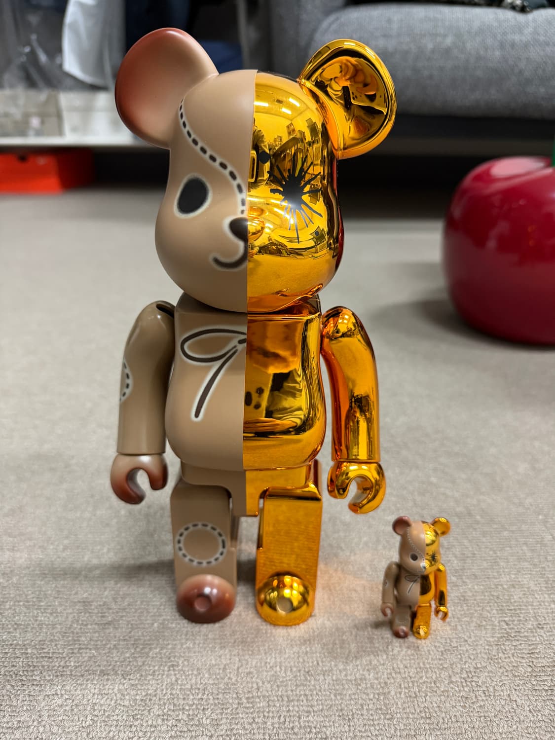 미하라 야스히로 베어브릭 400%,100% set 상품이미지1