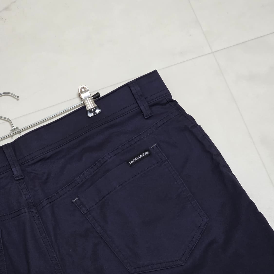 38) 빅사이즈 캘빈클라인 네이비 반바지 상품이미지3