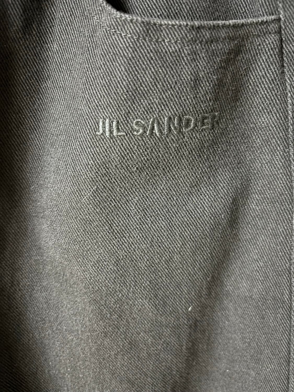 질샌더 여성 블랙 와이드 데님 바지 S 상품이미지3