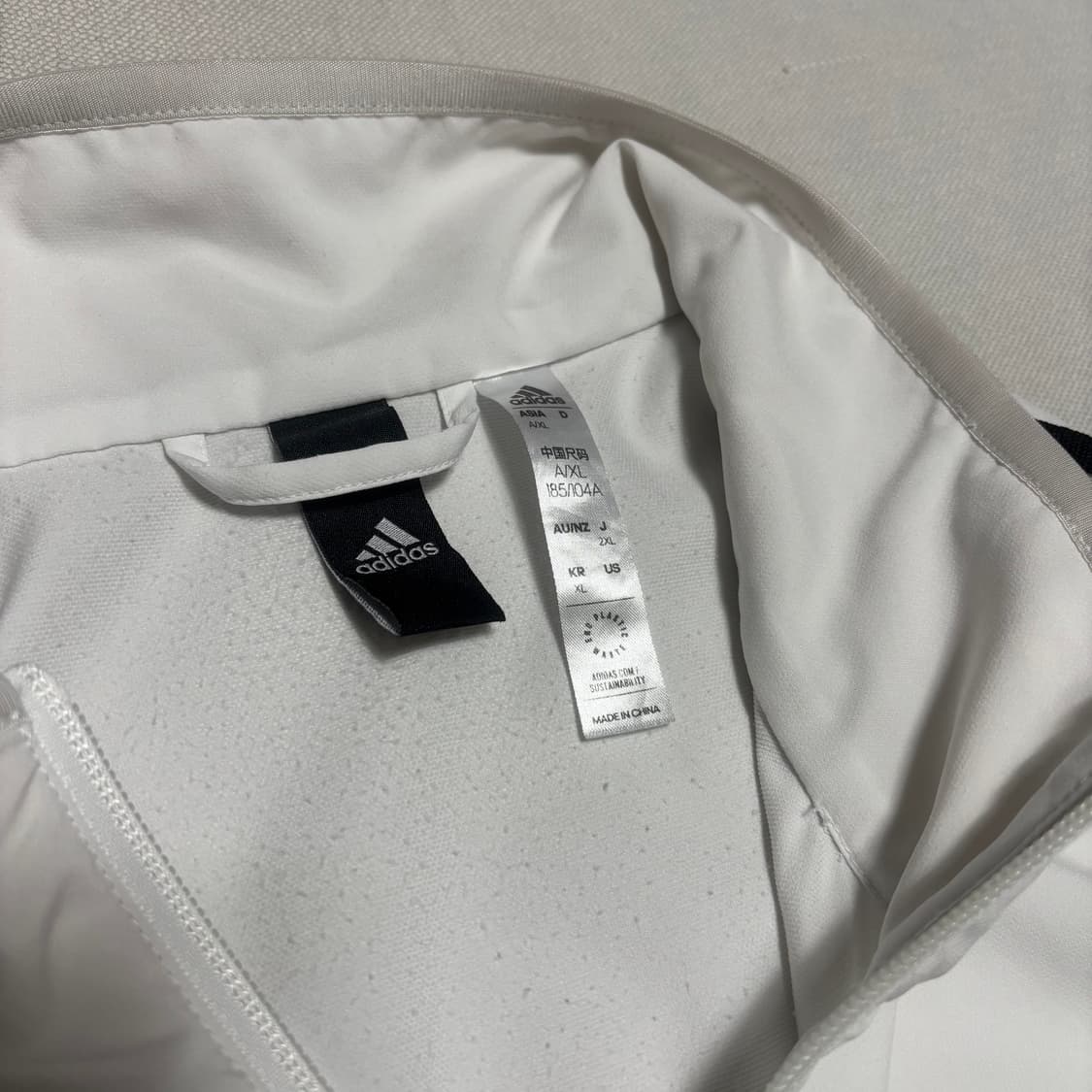 XL 아디다스 첼시 블랙라인 화이트 트랙탑 상품이미지4