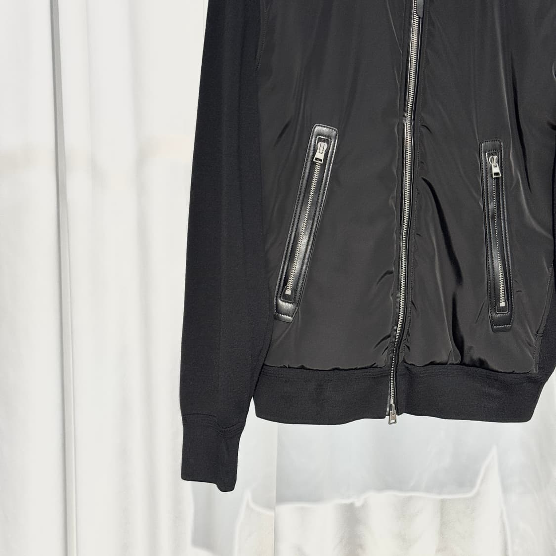 [새상품급/52] 25SS 톰포드 프론트 해링턴 니트 집업 자켓 상품이미지2