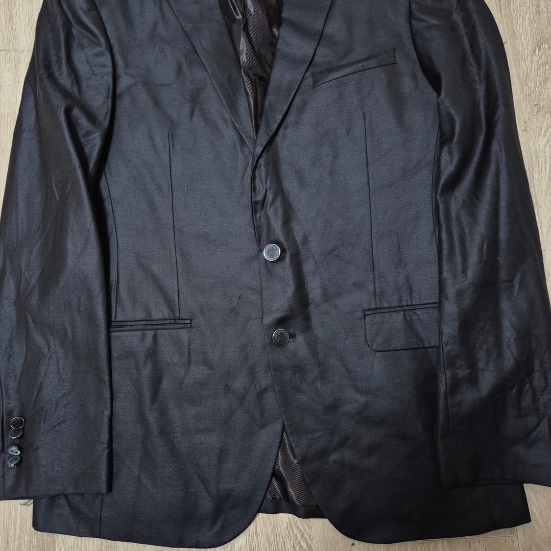 제이하스 모직 싱글 블레이저 정장자켓 2XL(110) 상품이미지3