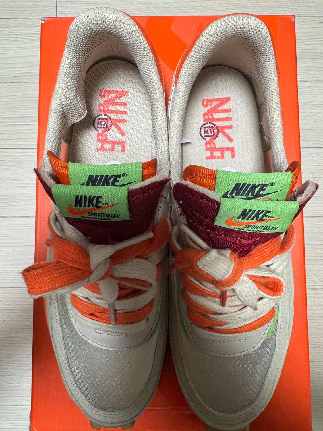 나이키 x 사카이 x 클랏 LD와플 오렌지 블레이즈 275 상품이미지2