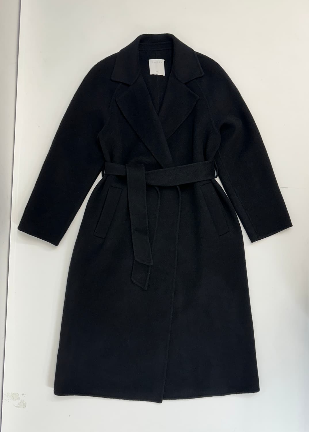 산드로 캐시미오 코트 블랙 43 상품이미지2