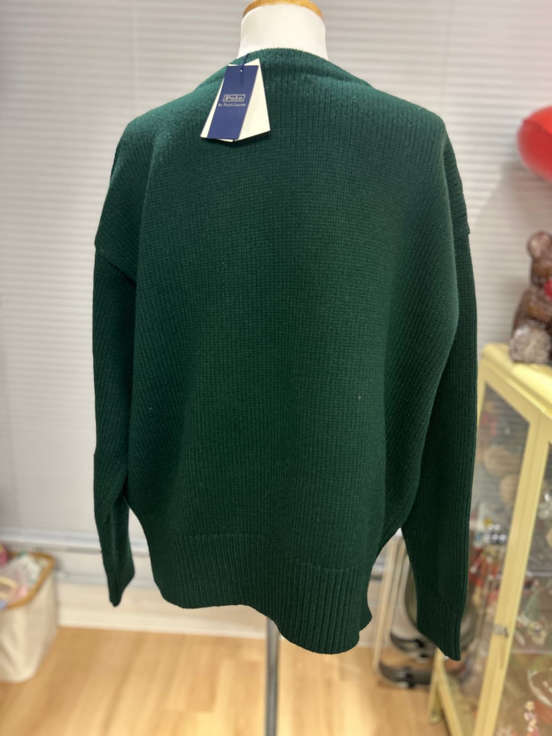 랄프로렌 딥포레스트 NYC 워셔블 울 블렌드 스웨터 XL 상품이미지4