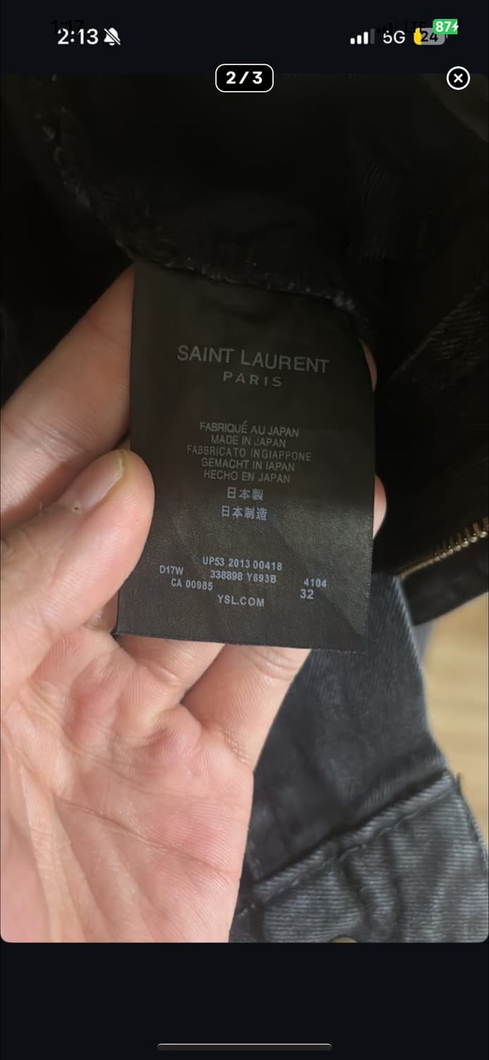 13fw 에디생로랑 디스진 상품이미지2